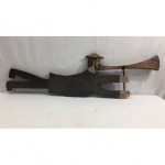 vintage folk art wood weathervane