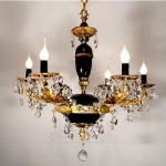 vintage french empire bronze chandelier