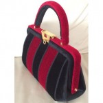 vintage i righini velvet handbag