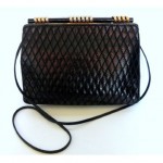 vintage judith leiber embroidered snakeskin purse