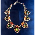 vintage juliana rhinestone choker