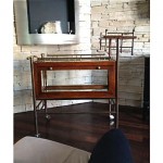 vintage mid-century bar cart