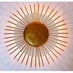 vintage mid-century starburst lamp