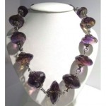 vintage stephen dweck sterling ametrine necklace