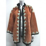 vintage ysl rive gauche suede jacket