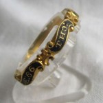 antique 1740 mourning ring