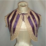 antique 1870s lace and velvet jacket