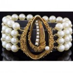 antique 1890s victorian pearl bracelet