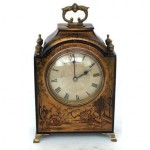 antique 1900s french chinoiserie clock