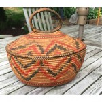 antique northwest coast salish indian wedding basket