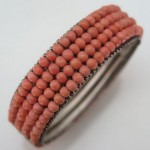 antique victorian coral bracelet