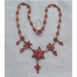 antique victorian garnet necklace