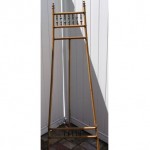 antique wood floor easel