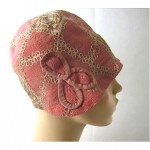 vintage 1920s embroidered cloche