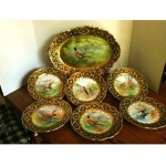 vintage 1920s nippon hunt serving set