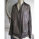 vintage 1920s silver assuit jacket