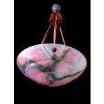 vintage 1930s pink alabaster german chandelier