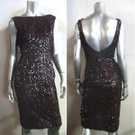 vintage 1950s bonwit teller sequin lace cocktail dress