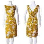 vintage 1950s silk dress