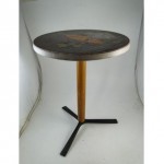 vintage 1950s pottery table