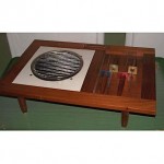 vintage 1960s danish modern hibachi