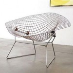 vintage 1960s harry bertoia for knoll diamond lounge chair