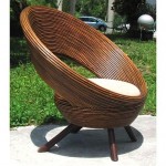 vintage 1970s 1980s bentwood rattan hoop chair