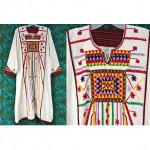 vintage 1970s embroidered cotton dress