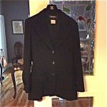 vintage 1998 chanel little black jacket