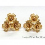 vintage cartier 18k earrings