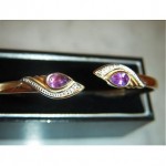 vintage diamond amethyst bracelet