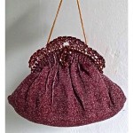 vintage french micro beaded purse