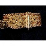 vintage geneve 14k diamond watch bracelet