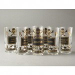 vintage georges briard name your poison tumblers