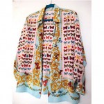 vintage hermes silk blouse