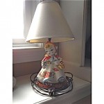 vintage hull red riding hood lamp