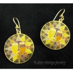 vintage laurel burch earrings