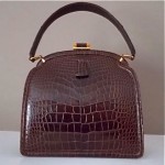 vintage lucille de paris alligator handbag