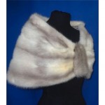 vintage mint silver ranch mink cape stole