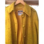 vintage moschino couture wool coat