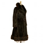 vintage pierre cardin mink and sable coat