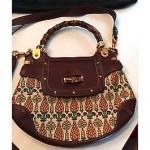 vintage pre-owned 2005 gucci pineapple bag