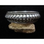 vintage tom charley navajo sterling cuff bracelet