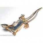 vintage trifari lucite salamander brooch