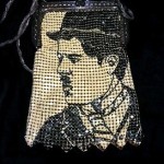 vintage whiting and davis charlie chaplin purse