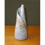 alan wallwork pottery shell vase