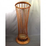 antiqe victorian oak bentwood umbrella stand