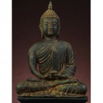 antique 1700s bronze buddha