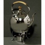 antique 1795 robert graze sterling teapot and stand