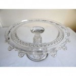 antique 1880s pedestal cake stand